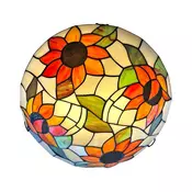 Brilagi - Tiffany vitražna plafonska lampa SUNCOKRET 2xE27/60W/230V precnik 40 cm