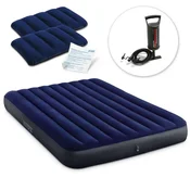 Northix Napihljiva vzmetnica 203x152x25 cm z batno črpalko INTEX 64765
