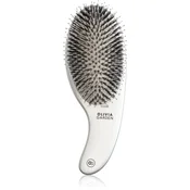 Olivia Garden Expert Care Curve Boar & Nylon Brush Silver