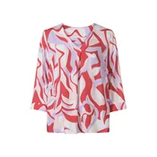 heine Bluza lila/oranžna/rdeča/bela