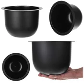 KADAX Okrogel vložek za cvetlični lonec črne barve, 24 cm