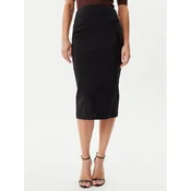 Guess Ravno krilo W5GD93 WGMR2 Črna Slim Fit