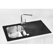 ALVEUS pomivalno korito z armaturo GLASSIX 1102402 + sifon