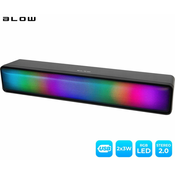 Blow MS-31 Adrenaline racunalni zvucnik / soundbar, 2.0 STEREO, USB, RGB LED rasvjeta