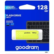 Goodram UME2 USB izbrisivi memorijski pogon 128 GB USB Tip-A 2.0 Žuto