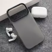 Maska Electro Glow Frame za iPhone 17 Pro crna