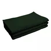 Ljubki dom Brisača Classic mala temno zelena 30x50 cm, 100% bombaž