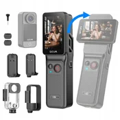 shumee SJCAM C400 mini športna kamera z vrtljivim zaslonom in daljinskim upravljalnikom, 4K WiFi, 7 ur