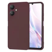 Silikonski ovitek Techsuit SoftFlex za Xiaomi Redmi 13C 5G - temno rdeč