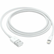 Kabel Apple, Lightning (M) na USB-A 2.0 (M), 1.0m, bijeli muqw3zm/a