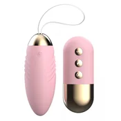 Gardj Europe Daljinsko upravljano vibrirajoče jajce Pink Burst