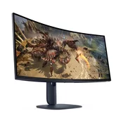 Monitor Dell 86,4 cm (34,0) AW3425DWM 3440x1440 Curved Gaming 180Hz VA 1ms 2xHDMI DisplayPort 2xUSB3.2 HAS  3H DCI-P3-95% AdaptiveSync FreeSync Premium HDR400 Alienware