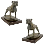 shumee Staffordshire Bull Terrier, Staffik, Staffi - pasja figurica, pisarniška figurica, pokal za pasjo razstavo Art-Dog
