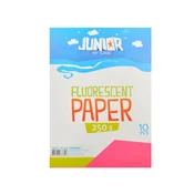 Dekorativni papir A4 fluorescentno roza 250 g, komplet 10 kosov
