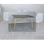 Trpezarijski sto 120cm Crni