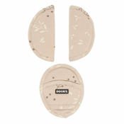 Dooky zaščita za pas Universal Pads Romantic Leaves Beige