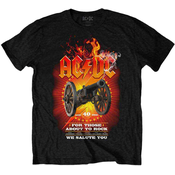 AC/DC Majica FTATR 40th Flaming Black L
