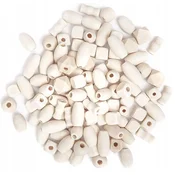 Lesene perle, mešanica, 1-3 cm, 50 g
