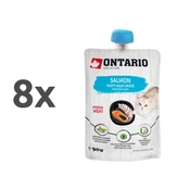 Ontario Cat pasta z lososom 8 x 90 g