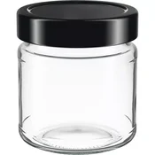 Weck Kozarci za vlaganje s črnim navojnim pokrovčkom 220 ml, komplet 25 kosov