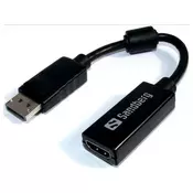SANDBERG DisplayPort HDMI transformator crna 5cm 508-28