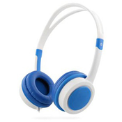 Djecje slušalice s mikrofonom TNB - Kids, bijele/plave