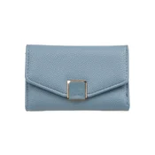 Verde Novcanik ženski manji sa elegantnom kopcom 1433, 15×3×10.5 cm svetlo plava ( 16NZV1433EA )
