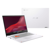 ASUS Chromebook Vibe CX34 Flip CX3401FBA-N90030 35,6 cm (14) Ekran osjetljiv na dodir WUXGA Intel® Core™ i5 i5-1235U 8 GB LPDDR4x-SDRAM 256 GB SSD Wi-Fi 6E (802.11ax) ChromeOS Bijelo