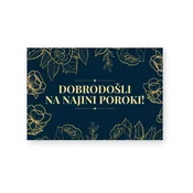Personal Znak z dobrodošlico - Orient Gold