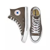 CONVERSE Visoke superge Chuck Taylor All Star  temno siva / naravno bela