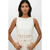 Trend Alacati Stili Ženska bluza Alc-X14191, Krem