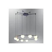 Opviq luster Sonic 2846-8A, LED 50 W, crni