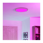 Eglo 901421-LED RGBW stropno kopalniško svetilo FUEVA-Z LED/17,5W/230V premer 38,9 cm IP44 krom