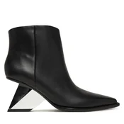 Usnjeni gležnarji United Nude Rockit Pull On Bootie črna barva, 109470116