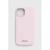 Etui za telefon Dkny iPhone 14 / 15 / 13 boja: ružicasta, DKHMP14SSMCHLP