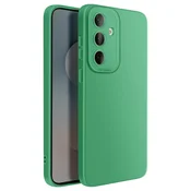 AVIZAR Silikonsko mehko ohišje za Galaxy S25 FE z ojačitvijo za blok kamere, Zelena, (5000190086)