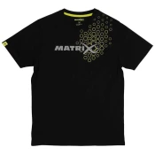Tricko Matrix Hex Print T-Shirt Crno Velicina L