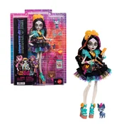 Northix Monster High Skelita lutka s psom Xolo in dodatki