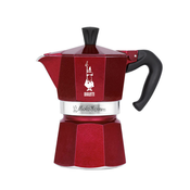 BIALETTI Moka Express 3 Cups Red Déco Glamour - Za 3 skodelice