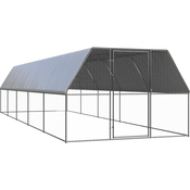 Den Zunanji kokošjak 3x10x2 m pocinkano jeklo