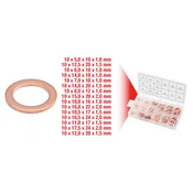 Komplet bakrenih tesnilnih obročev. 5-17.5mm. 150-delni 970.0040 ks tools