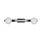 LED zidno svetlo MAGNET LED/13W/230V + 2xG9/60W 3000/4000K crno