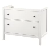 HEMNES Postolje umivaonika,2 fioke, bela, 100x47x83 cm