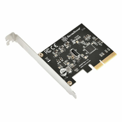 Silverstone SST-ECU07 USB-Adapterkarte, PCIe 3.0, 1x USB-C 3.2 intern - Low Profile SST-ECU07
