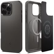 Ovitek Spigen Thin Fit MagSafe gunmetal - iPhone 16 Pro (ACS08107)