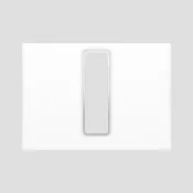 05 321 01 0000: SANIT okvir za tipko BRIGHT, duroplast, bela