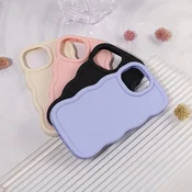 Bubble silikonski ovitek za iPhone 16 - vijola