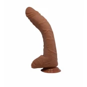 Baile Beautiful Alex 11 Dildo Brown - dildo, TPR, 28 cm