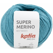 Katia Super Merino 21 Water Blue Pletilna preja