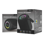 GEMBIRD SPK-BT-LED-05-BK Gembird Portable Bluetooth RGB LED TWS speaker, 8W, BT, FM, USB, Handsfree, Black